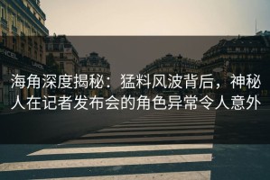 海角深度揭秘：猛料风波背后，神秘人在记者发布会的角色异常令人意外